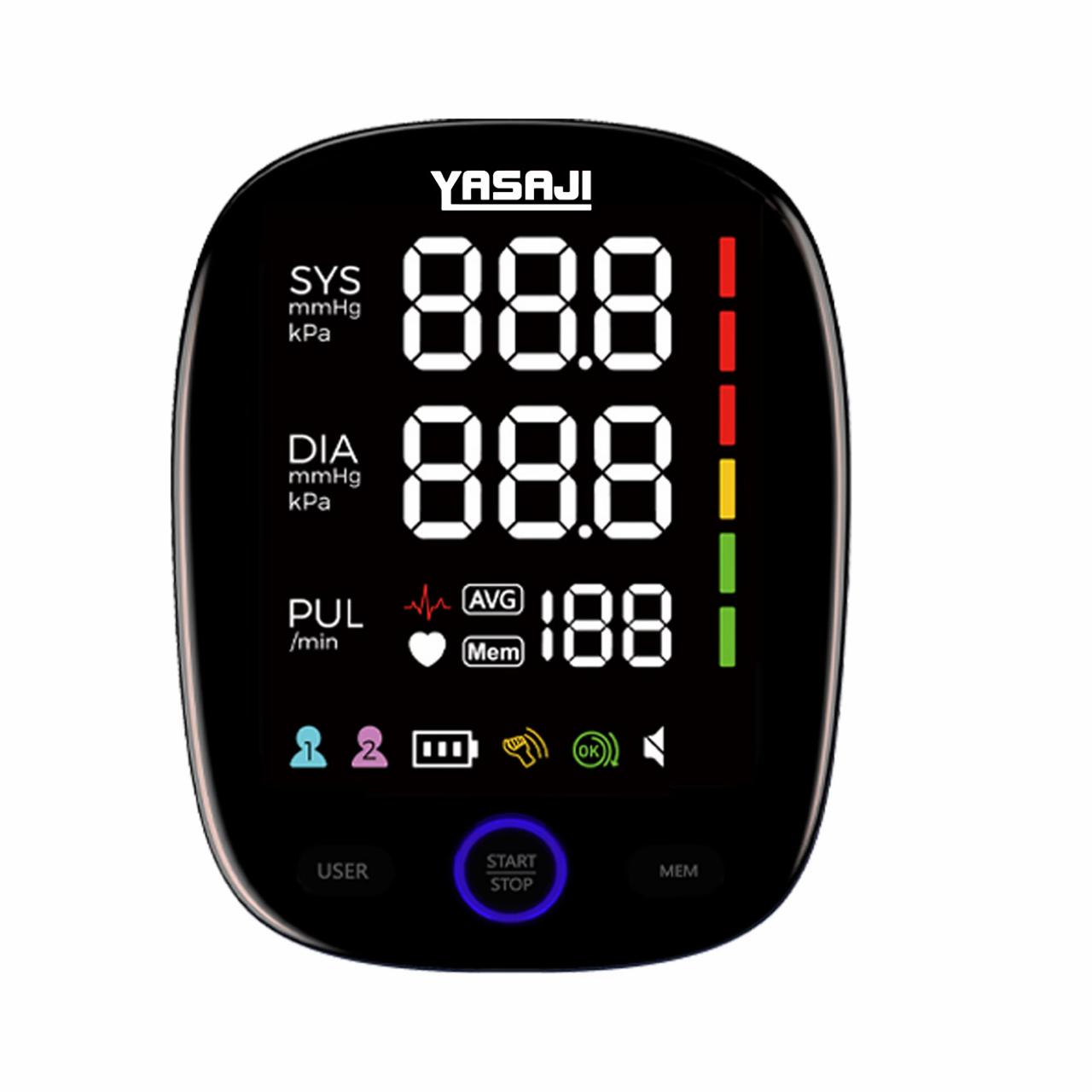 Tensiómetro de brazo Con Voz YASAJI - FC-BP103