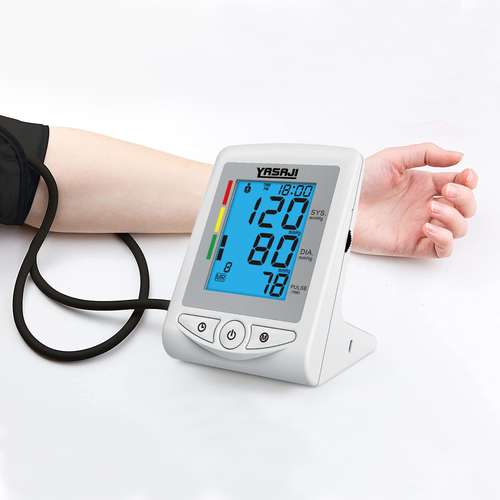 Tensiometro de brazo con voz YASAJI HK-806