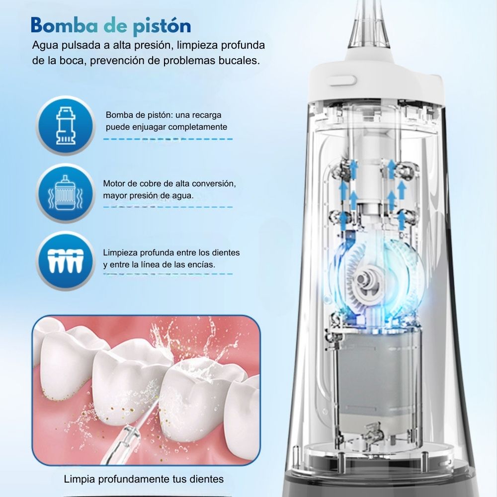 Irrigador Bucal Portátil Recargable Yasaji - IBP-1216